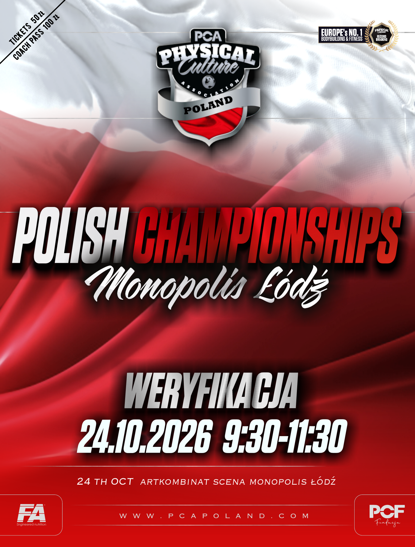 PCA Poland — zawody 1